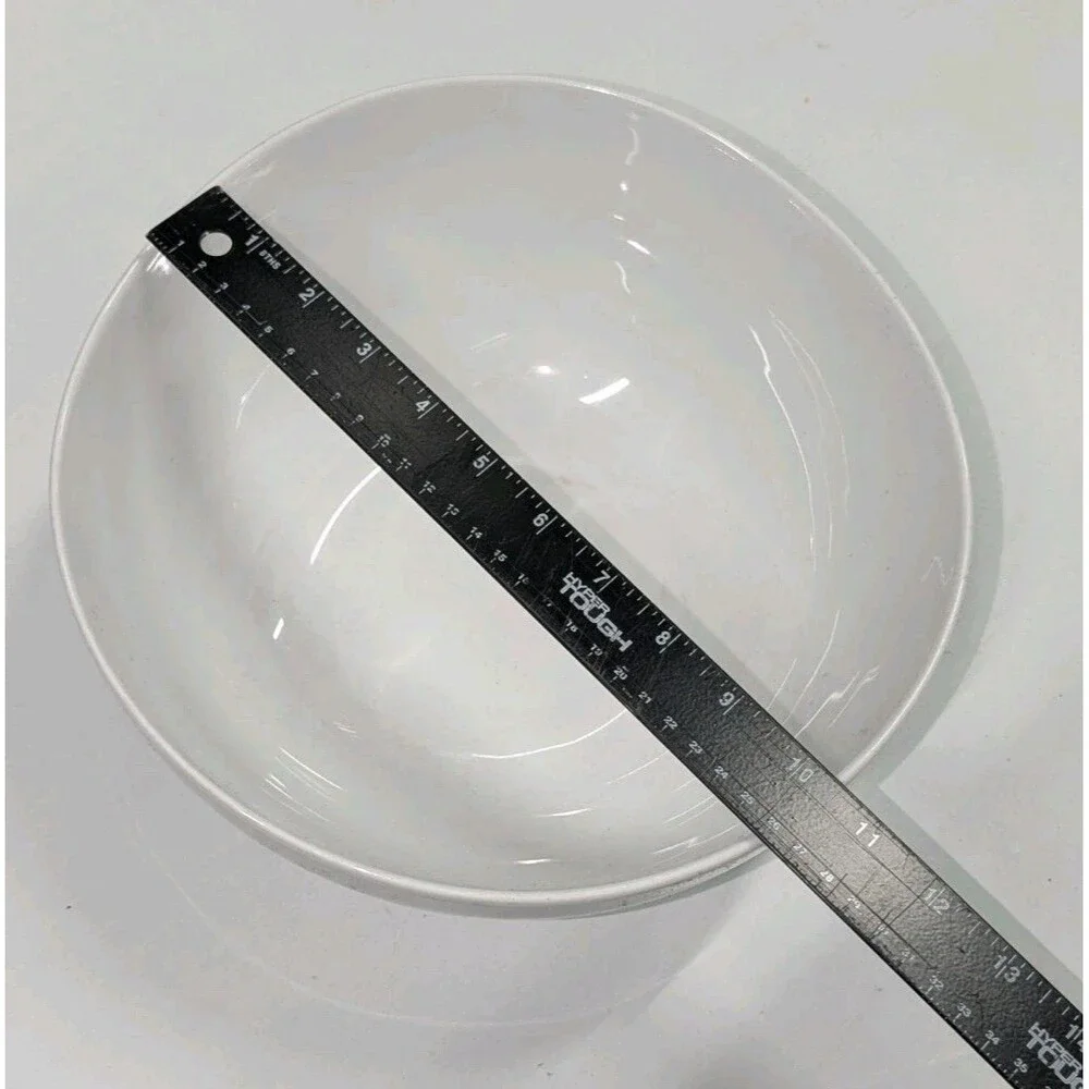 Modern Minimalist West Elm‎ White Porcelain Serving Bowl11